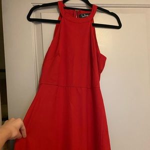 Red Dress from Lulus